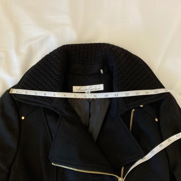 Kenneth Cole New York Wool Black Coat - Picture 5 of 11